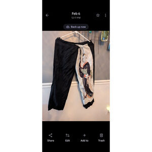 Japanese Geisha pants Precious Threads sz 2    34 x 25